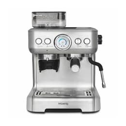 Kahvinkeitin jauhimella H.Koenig Expro980 2,7000L - Harmaa
