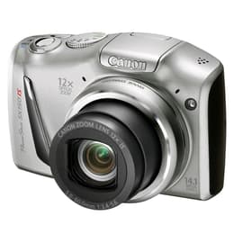 Kompaktikamera PowerShot SX160 IS - Harmaa + Canon Zoom Lens 12X IS 28–336mm f/3.4-5.6 f/3.4-5.6