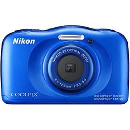 Kompaktikamera Coolpix S33 - Sininen + Nikon Nikkor Optical Zoom 30-90mm f/3.3-5.9 f/3.3-5.9
