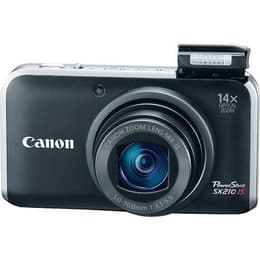 Kompaktikamera PowerShot SX210 IS - Musta + Canon Canon Zoom Lens 28-392 mm f/3.1-5.9 f/3.1-5.9