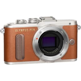 Hybridikamera Olympus PEN E-PL8 vain vartalo - Ruskea/Hopea