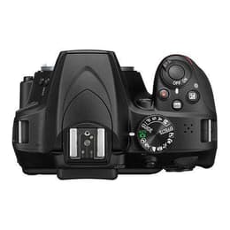 Yksisilmäinen peiliheijastuskamera D3400 - Musta