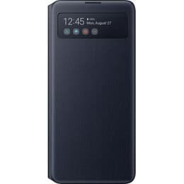 Kuori Galaxy Note 10 Lite ja suojaava näyttö - Silikoni - Musta
