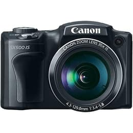 Kompaktikamera PowerShot SX500 IS - Musta + Canon Zoom Lens 30X 24-720mm f/3.4-5.8 f/3.4-5.8
