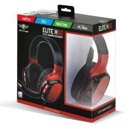 Spirit Of Gamer Elite-H60 Kuulokkeet gaming kiinteä mikrofonilla - Musta/Punainen