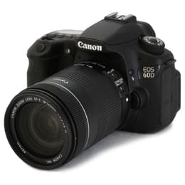 Yksisilmäinen peiliheijastuskamera EOS 60D - Musta + Canon EF-S 18-135mm F3.5-5.6 IS USM f/3.5-5.6