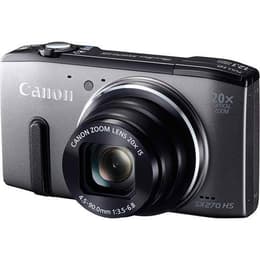 Kompaktikamera PowerShot SX270 HS - Harmaa + Canon Canon Zoom Lens 20x IS 25-500 mm f/3.5-6.8 f/3.5-6.8