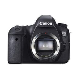 Yksisilmäinen peiliheijastuskamera Canon EOS 6D vain vartalo - Musta