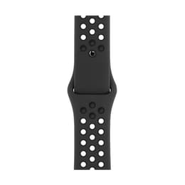 Apple Watch (Series 5) 2019 GPS 44 mm - Alumiini Tähtiharmaa - Nike Sport band Musta