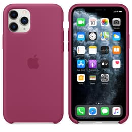 Apple Silikonikuori iPhone 11 Pro Max - Silikoni Granaatin punainen