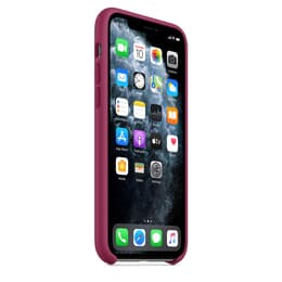 Apple Silikonikuori iPhone 11 Pro Max - Silikoni Granaatin punainen