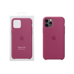 Apple Silikonikuori iPhone 11 Pro Max - Silikoni Granaatin punainen