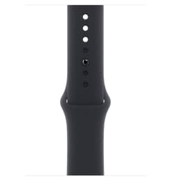 Apple Watch Series 9 (2023) GPS + Cellular 45 mm - Ruostumaton teräs Grafiitti - Sport band Midnight
