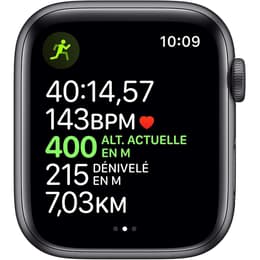 Apple Watch (Series 5) 2019 GPS 44 mm - Alumiini Tähtiharmaa - Sport loop Harmaa