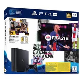 PlayStation 4 Pro 1000GB - Musta + FIFA 21