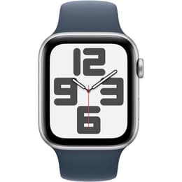 Apple Watch Series SE 2 (2022) GPS + Cellular 44 mm - Alumiini Hopea - Sport band Sininen