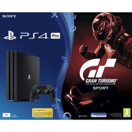 PlayStation 4 Pro 1000GB - Musta + Grand Turismo Sport