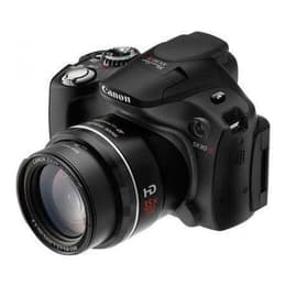 Puolijärjestelmäkamera PowerShot SX30 IS - Musta + Canon Canon Zoom Lens 4.3-150.5 mm f/2.7-5.8 USM f/2.7-5.8