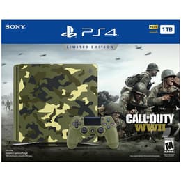 PlayStation 4 Slim 1000GB - Camouflage - Rajoitettu erä Call of Duty: WWII + Call of Duty: WWII