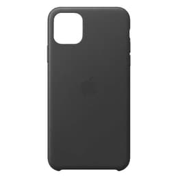 Apple Nahkakuori iPhone 11 Pro Max - Nahka Musta