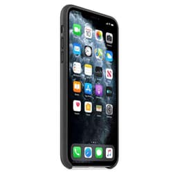 Apple Nahkakuori iPhone 11 Pro Max - Nahka Musta
