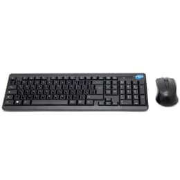 Simpletek Näppäimistö QWERTY Arabia Langaton Mouse + Keyboard with Stickers 1000 DPI 2.4G Nano reciever