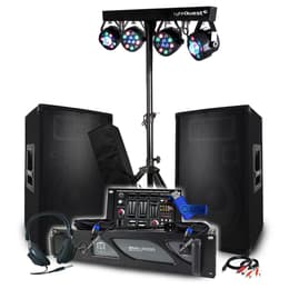Pack Sono 3200W BM SONIC Ampli 2000W, Paire d'Enceintes 2x600W, Table de Mixage, Portique 4 Lumières Xperformer+Clé 32G PA-kaiutin