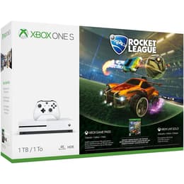 Xbox One S 1000GB - Valkoinen + Rocket League