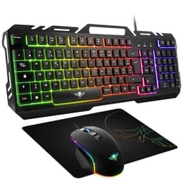 Spirit Of Gamers Näppäimistö AZERTY Ranska Taustavalaistu PRO-MKH5