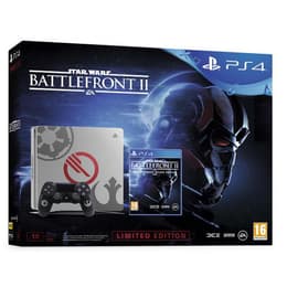 PlayStation 4 Slim 1000GB - Harmaa - Rajoitettu erä Star Wars: Battlefront II + Star Wars: Battlefront II