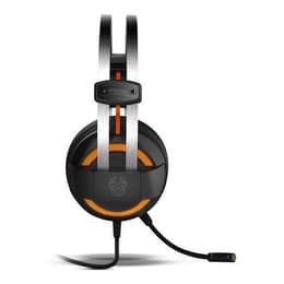 Kode 7.1 Virtual Nxkromkde Kuulokkeet gaming johdollinen mikrofonilla - Musta/Oranssi