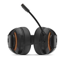 Kode 7.1 Virtual Nxkromkde Kuulokkeet gaming johdollinen mikrofonilla - Musta/Oranssi