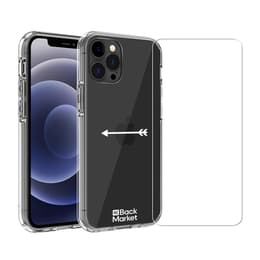 Back Market Kuori iPhone 13 Pro ja suojaava näyttö - 60% Kierrätysmuovi - Läpinäkyvä