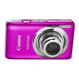 Kompaktikamera IXUS 115 HS - Vaaleanpunainen (pinkki) + Canon Canon Zoom Lens 4x IS 5-20 mm f/2.8-5.9 f/2.8-5.9