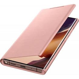 Kuori Galaxy Note20 Ultra - Nahka - Ruusunpunainen