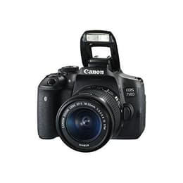 Yksisilmäinen peiliheijastuskamera EOS 750D - Musta + Canon Zoom Lens EF-S 18-135mm f/3.5-5.6 IS STM f/3.5-5.6