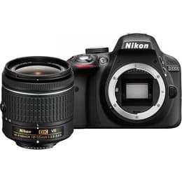 Reflex Nikon D3300 - Musta + Objektiivi Nikon 18-55mm f/3.5-5.6G VR