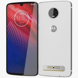 Motorola Moto Z4 128GB - Valkoinen - Lukitsematon