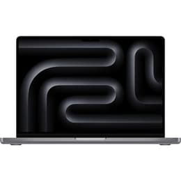 MacBook Pro 14.2" (2023) - Applen M3 ‑siru jossa on 8-ytiminen prosessori ja 10-ytiminen näytönohjain - 8GB RAM - SSD 512GB - QWERTY - Englanti