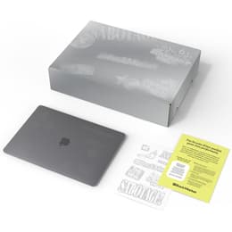 MacBook Air Tarranjälkiä 13" (2020) - Applen M1 ‑siru jossa on 8-ytiminen prosessori ja 16-ytiminen näytönohjain - 8GB RAM - SSD 256GB - Nano­pinnoitettu näyttö - AZERTY - Ranska