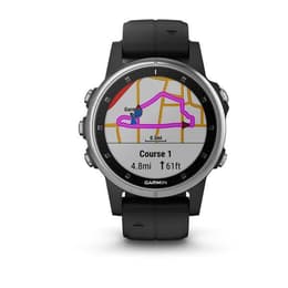 Kellot Garmin Cardio GPS Fēnix 5S Plus - Musta/Hopea