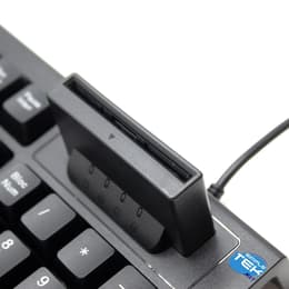 Simpletek Näppäimistö QWERTZ Saksa Wired with Smart Card Reader