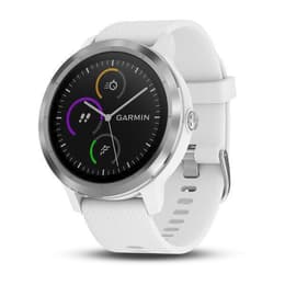 Kellot Garmin Cardio GPS Vívoactive 3 - Valkoinen/Hopea