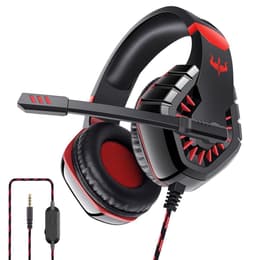 Ovleng OV-P40 Kuulokkeet gaming johdollinen mikrofonilla - Musta/Punainen