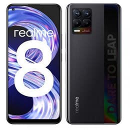 Realme 8 64GB - Musta - Lukitsematon - Dual-SIM