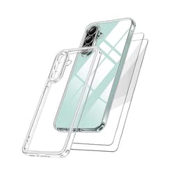 Kuori Galaxy A26 ja 2 suojakalvo - TPU - Läpinäkyvä