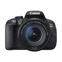 Yksisilmäinen peiliheijastuskamera EOS 700D - Musta + Canon Canon Zoom Lens EF-S 18-135mm f/3.5 - 5.6 IS STM f/3.5-5.6 IS STM