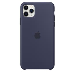 Apple Kuori iPhone 11 Pro Max - Silikoni Keskiyö