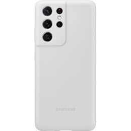 Kuori Galaxy S21 Ultra 5G - Silikoni - Harmaa