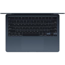 MacBook Air 13" (2025) - Applen M4 ‑siru jossa on 10-ytiminen prosessori ja 8-ytiminen näytönohjain - 16GB RAM - SSD 256GB - Tavallinen näyttö - QWERTY - Englanti